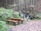 Klokotivý potok (komplet lavice) Usměrňování návštěvnosti v KRNAP vzhledem k zájmům ochrany přírody