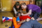Školení první pomoci na Vosecké boudě Zintenzivnění informační a strážní služby v Krkonoších